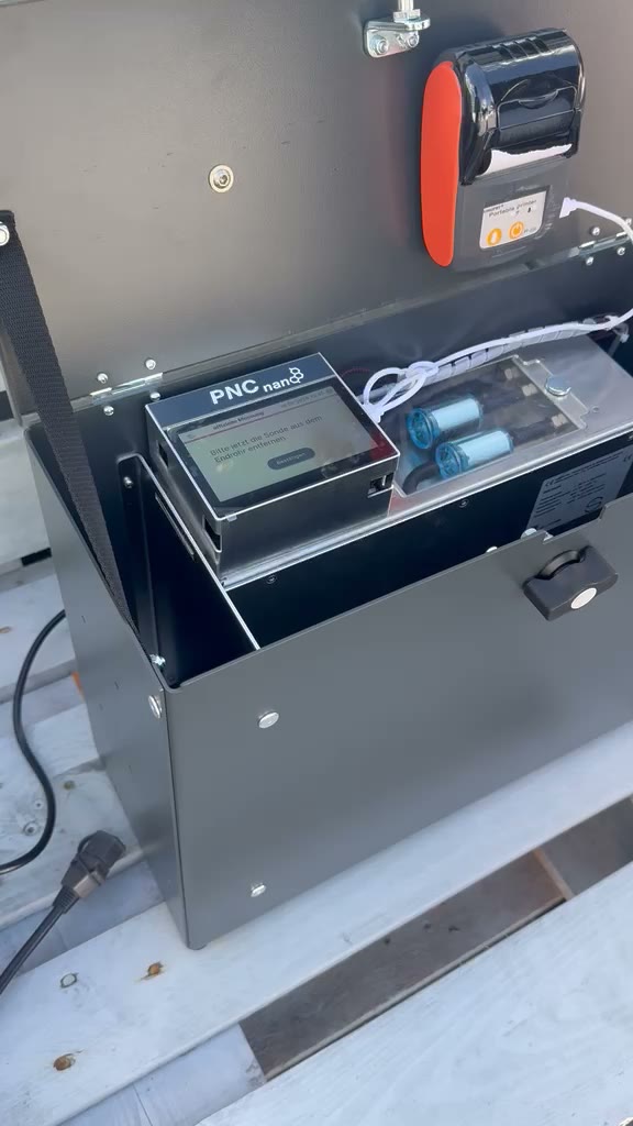 Video einer mobilen Partikelfiltermessung Vorschau des Videos zur Partikelfiltermessung mit PNC-nano